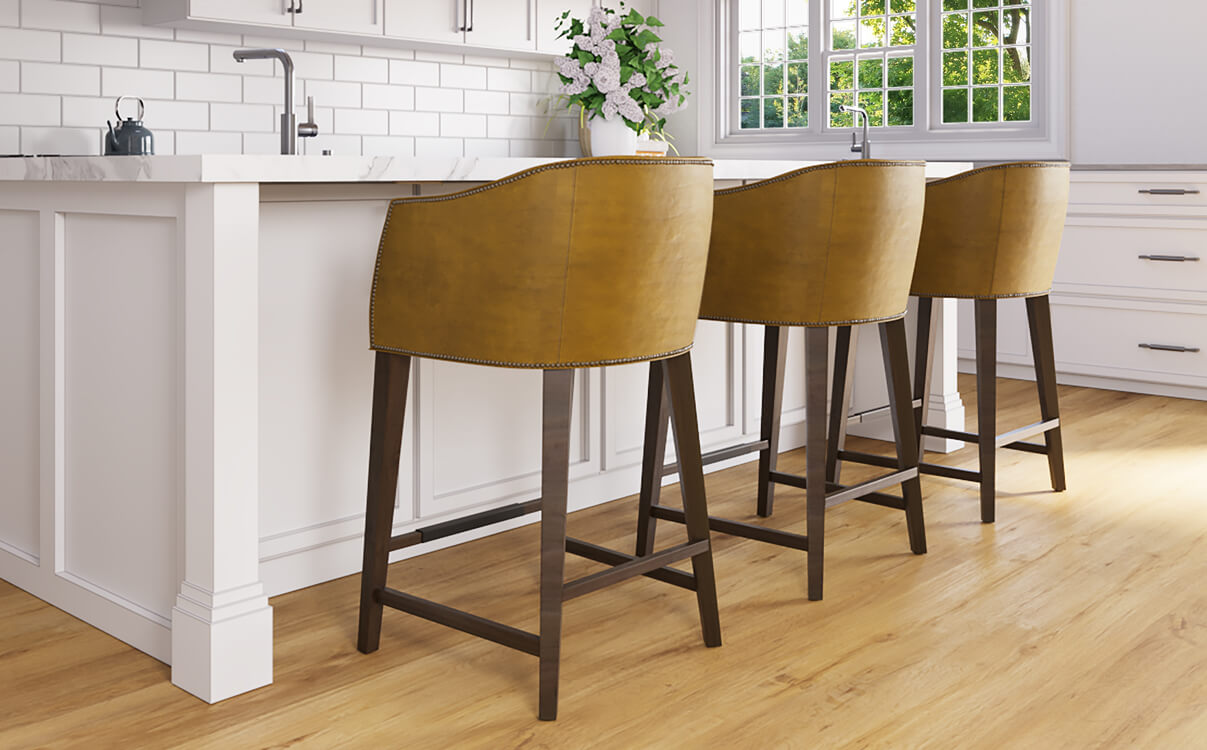 Baxter Bar Stools by Leathercraft