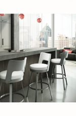 Amisco Brock Swivel Stool in Kitchen