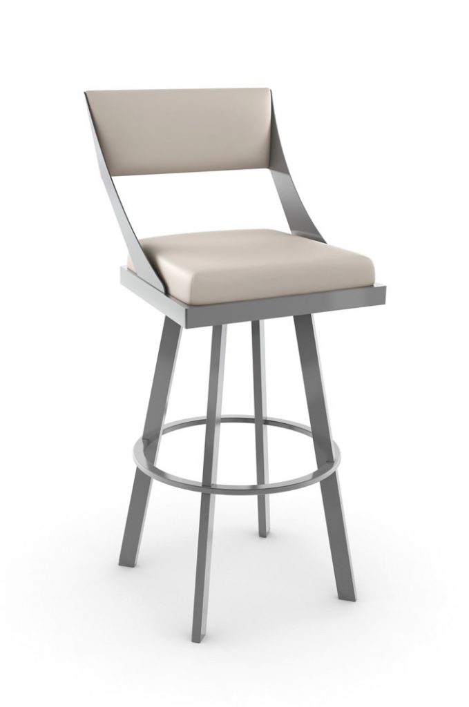 Amisco Modern Fame Swivel Stool for Modern Kitchens