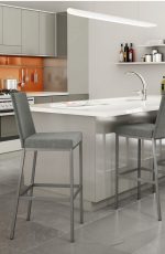 Amisco Linea Non-Swivel Stool for Ultra Modern Kitchens