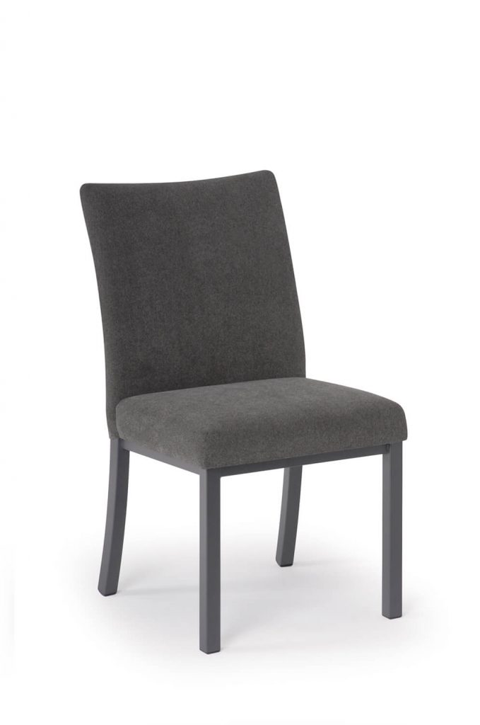 Trica's Biscaro Modern Gray Dining Chair with High Back