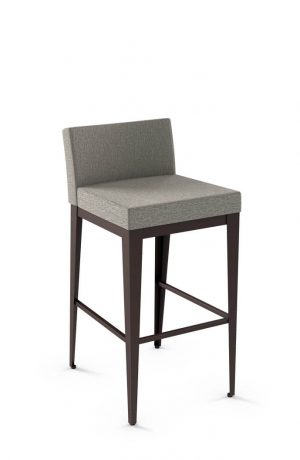 Amisco Ethan Stationary Stool with Low Back