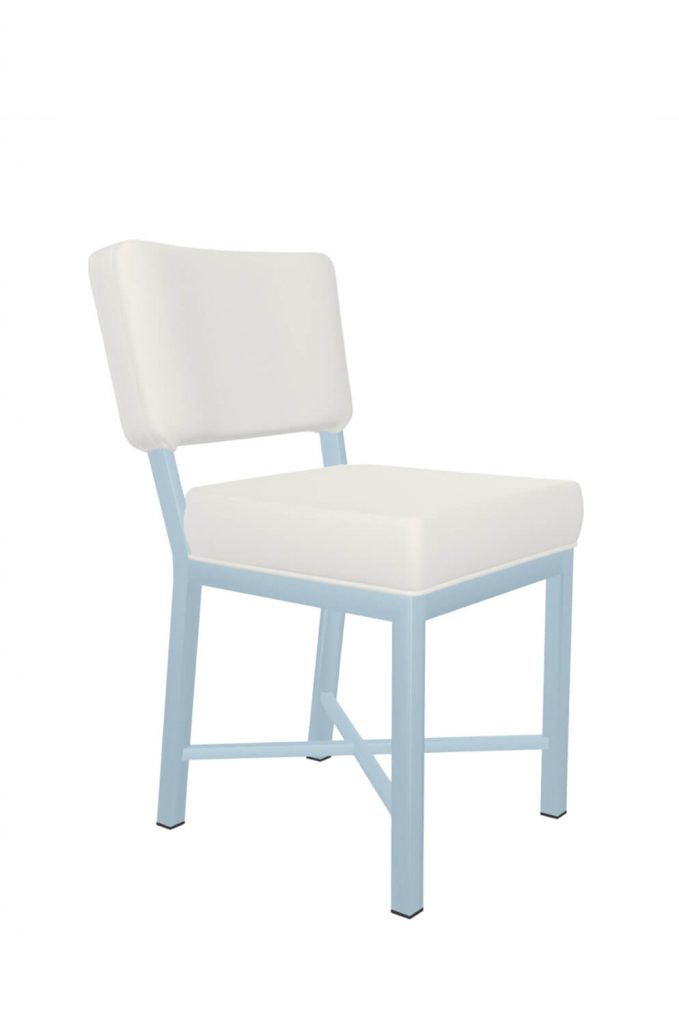 Wesley Allen's Miami Blue and White Dining Chair