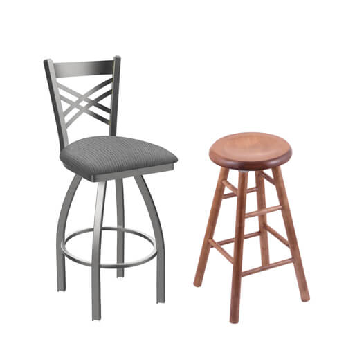 Stools Shown: Catalina and Saddle Dish