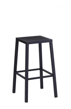 Holland's OD405 Outdoor Backless Black Bar Stool