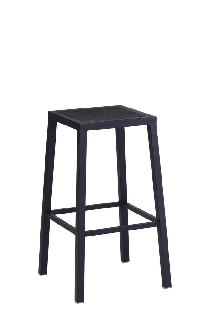 Holland's OD405 Outdoor Backless Black Bar Stool