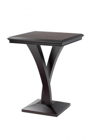 Darafeev's Treviso Modern Luxury Wood Pub Table with Square Top