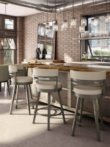 Ronny bar stools by AMISCO