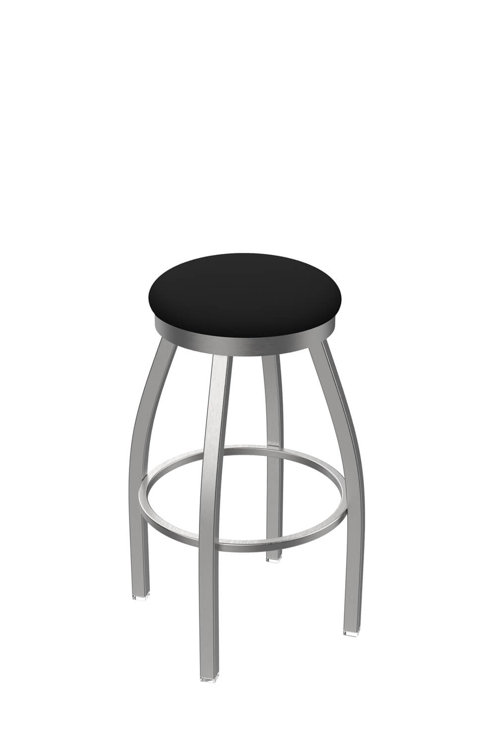 Holland's Misha Outdoor Backless Swivel Bar Stool in Breeze Black