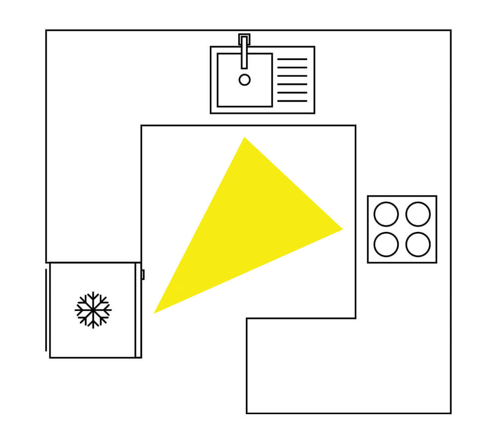 G-Shaped Kitchen Graphic