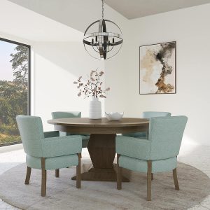 Darafeev's Euclid 5-Piece Dining Set in Modern Dining Room - Dining Side