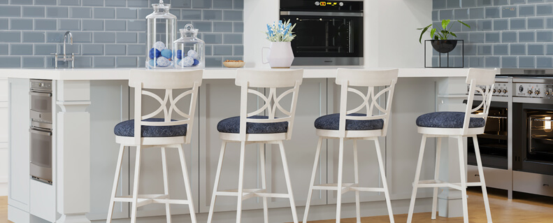 Bar Stool at Kitchen Island