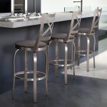 Modern X Back Bar Stools