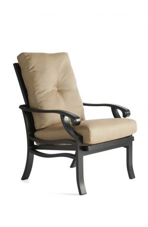 Mallin's Anthem Outdoor Dining Arm Chair with High Back