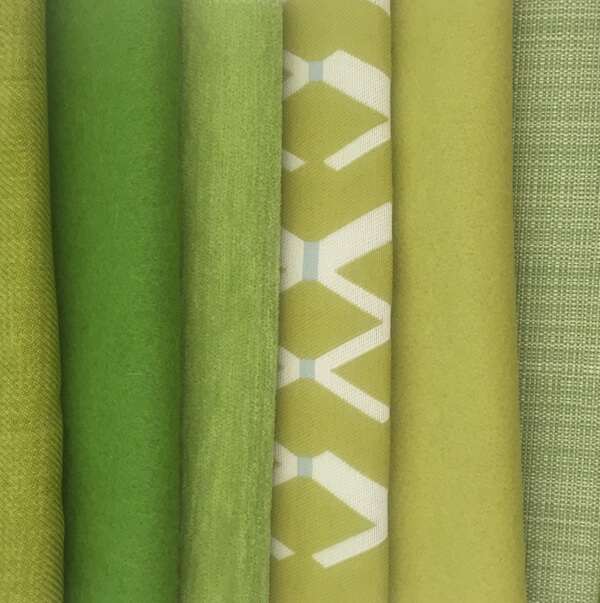 Green fabrics