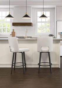 Bryana Swivel Bar Stools by AMISCO