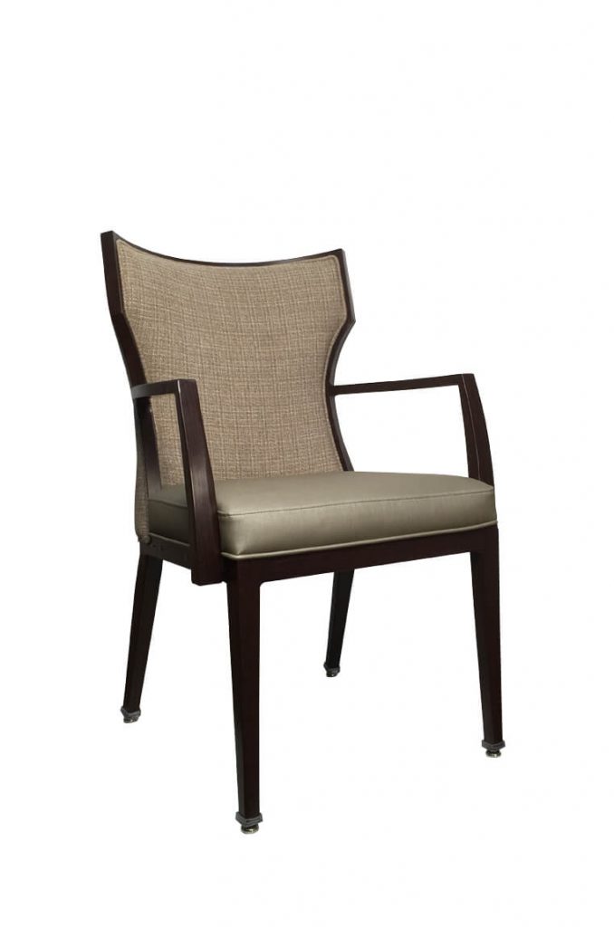 IH Seating Julian Brown Dining Arm Chair