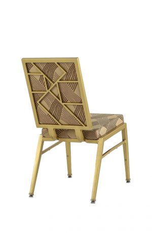 IH Seating Serendipity Modern Dining Side Chair - Stackable - in Gold