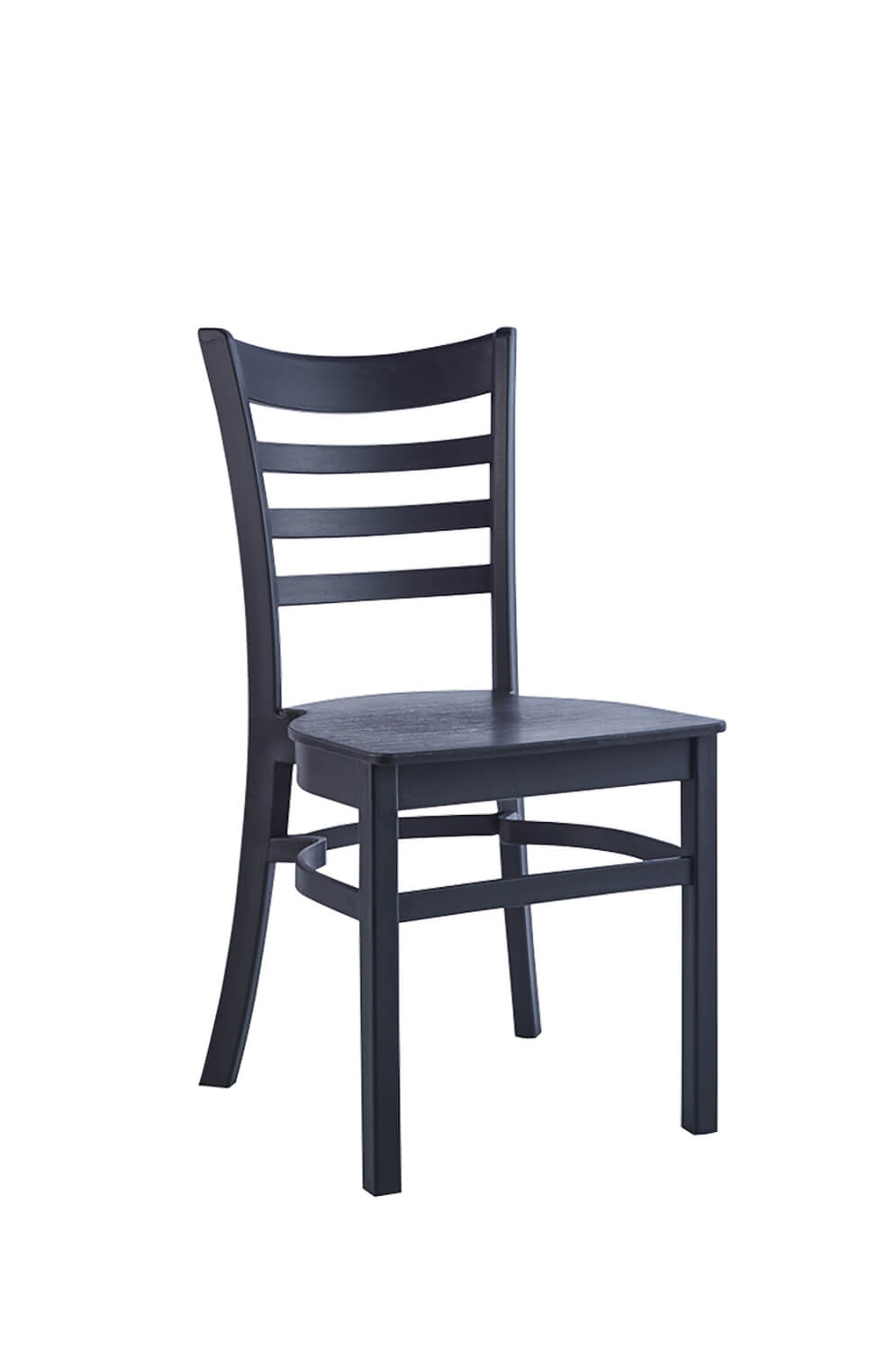 IH Seating Skye Outdoor Black Dining Chair with Ladder Back