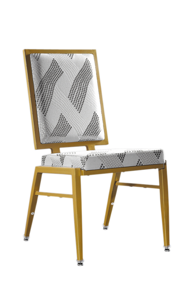 IH Seating Sundance Modern Dining Chair in Gold - Front View