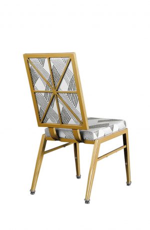 IH Seating Sundance Modern Dining Chair in Gold - Back View