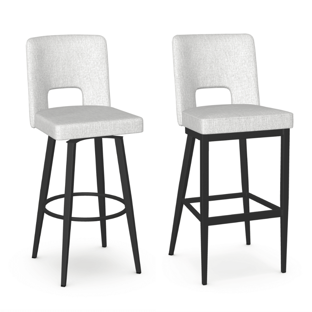 Swivel Vs Stationary Black Bar Stools