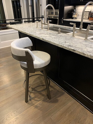 Most Popular Russell Swivel Bar Stools in Customer's Kitchen