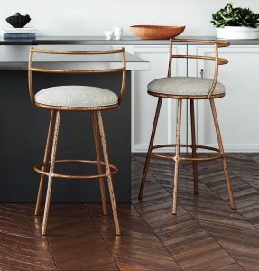 Ryo Bar Stools by WESLEY ALLEN