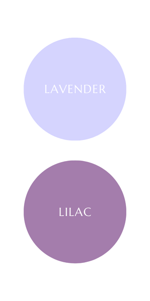 Lavender Purple (top) and Lilac Purple (bottom)