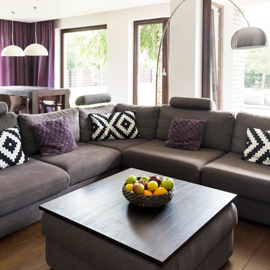 Purple Interior Living Room