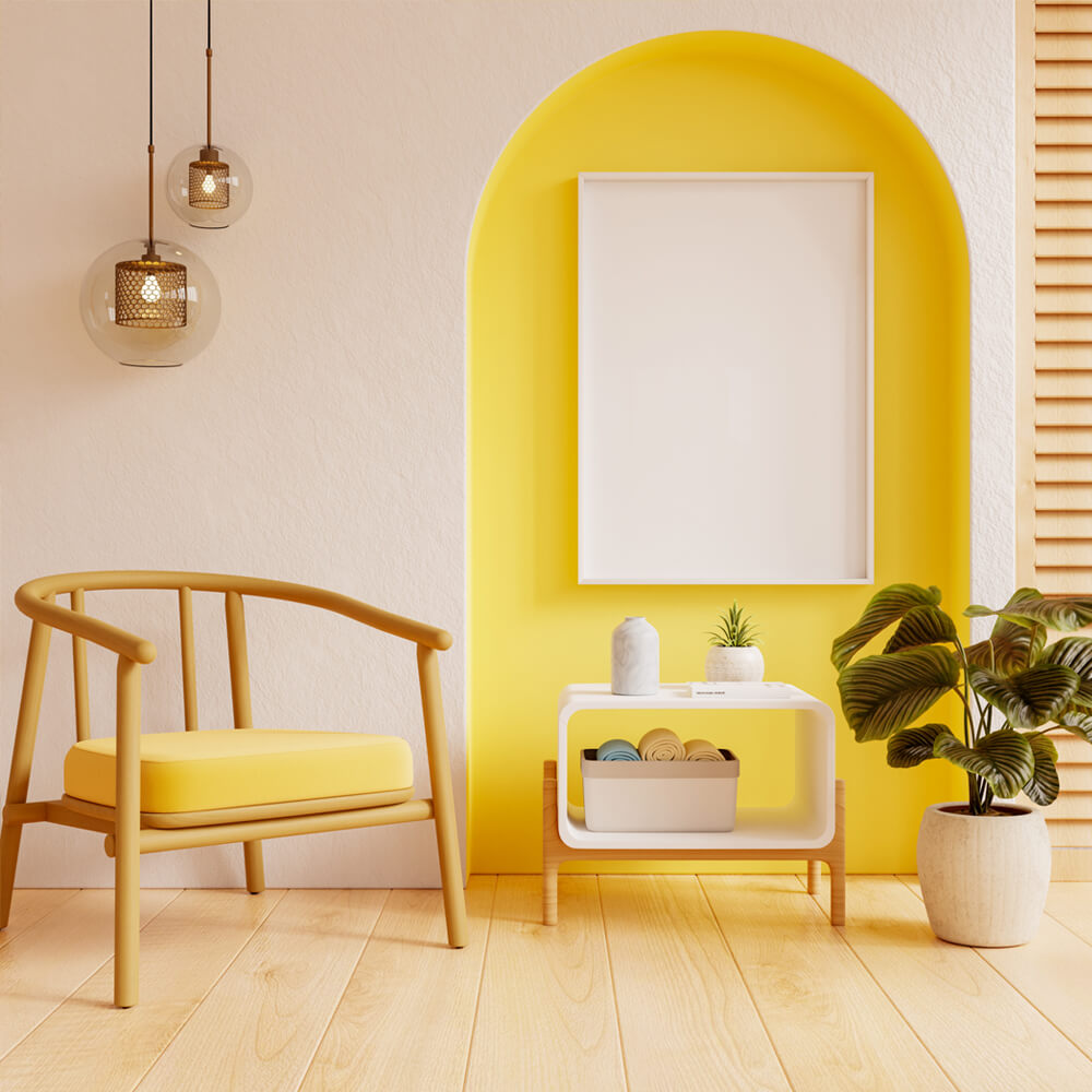 Modern Yellow Interior