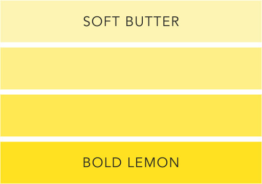 Soft Butter to Bold Lemon Ombre