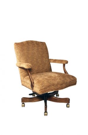 Style Upholstering's 62R Dining Chair with Arms and Casters