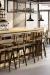 Amisco Architect Swivel Stools in Modern Bar