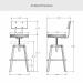 Architect Bar Stool Dimensions