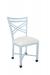 Wesley Allen's Raleigh Blue Caster Dining Chair