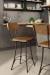 Amisco Bean Swivel Stool in Industrial Kitchen