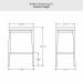 Amisco's Bradley Counter Height Dimensions