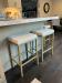 Amisco's Bradley Modern Gold Backless Bar Stool in Customer's Kitchen