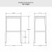 Amisco's Bradley Bar Height Dimensions