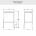 Amisco's Bradley Counter Height Dimensions