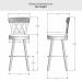 Amisco's Brittany Bar Height Dimensions