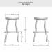 Amisco's Connor Bar Height Dimensions