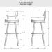 Amisco's Lauren Spectator Height Dimensions