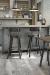 Amisco Lauren Swivel Stool in Rustic Modern Kitchen