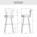 Amisco's Lauren Spectator Height Dimensions