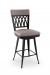 Amisco Oxford Swivel Stool with Cross Back Design