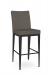 Amisco's Pablo Black and Brown Modern Bar Stool with Back