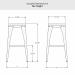 Amisco's Upright Bar Height Dimensions