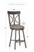 Wesley Allen's Camarillo Swivel Stool in Counter Height